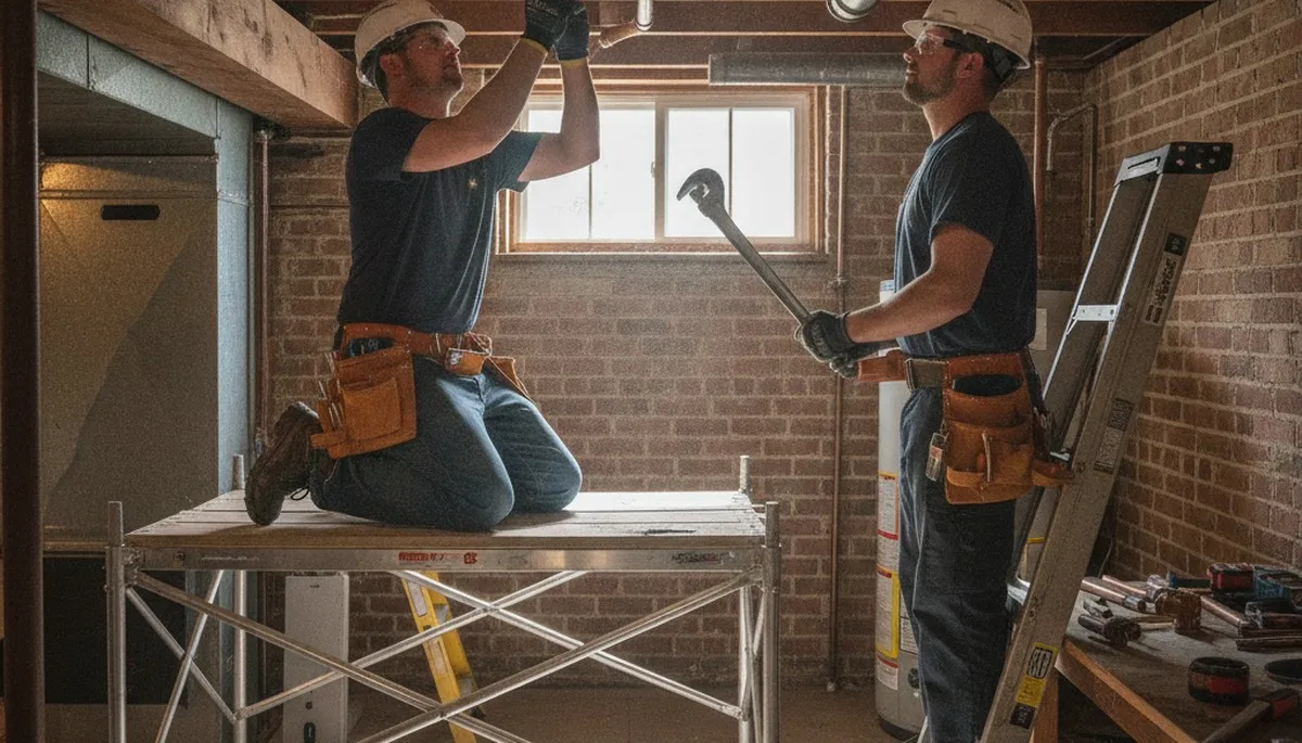 Grand Rapids, MI plumbing repair team providing professional service on site