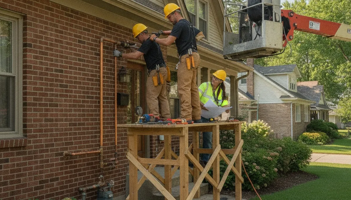 Plumbing repair technician serving Grand Rapids, MI for residential and commercial plumbing issues